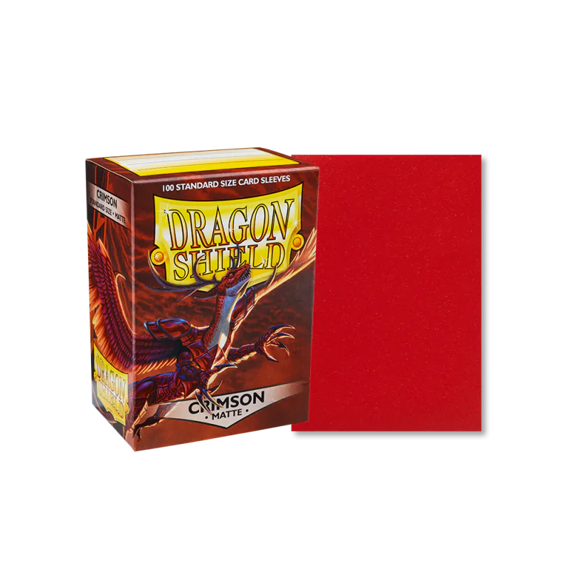 Dragon Shield Crimson Sleeves (100pcs.)