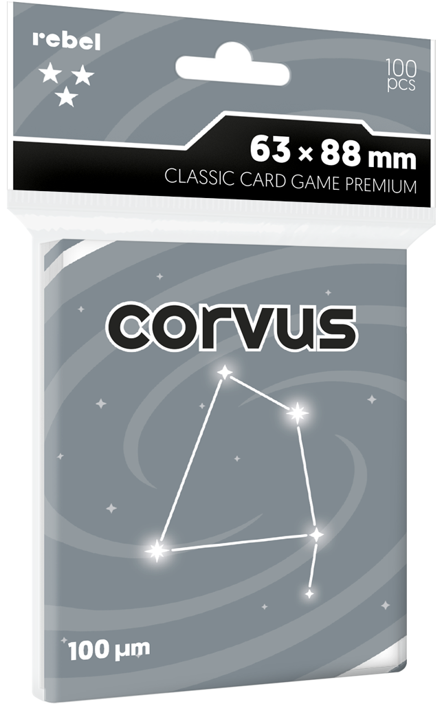 Rebel Corvus Premium Card Sleeves (63 × 88 mm)