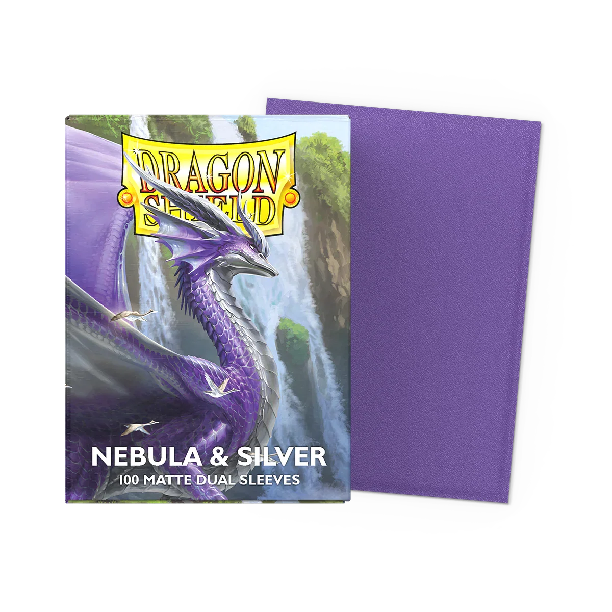Dragon Shield Nebula & Silver Sleeves (100pcs.)