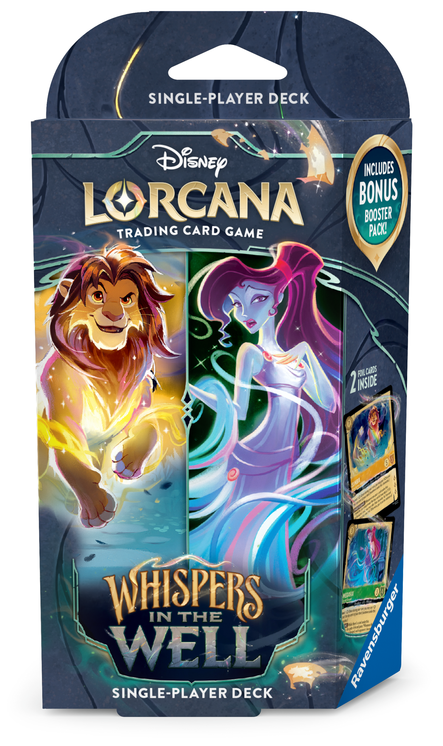 Disney Lorcana Whispers in the Well: Amber & Emerald Starter Deck