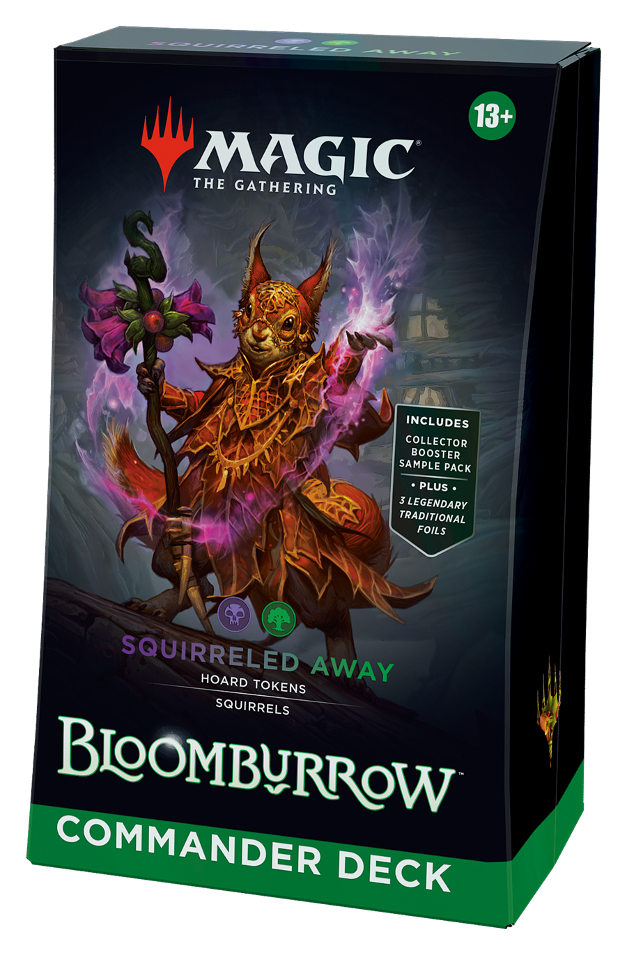 Magic The Gathering: Bloomburrow "Squirreled Away" - Commander Deck