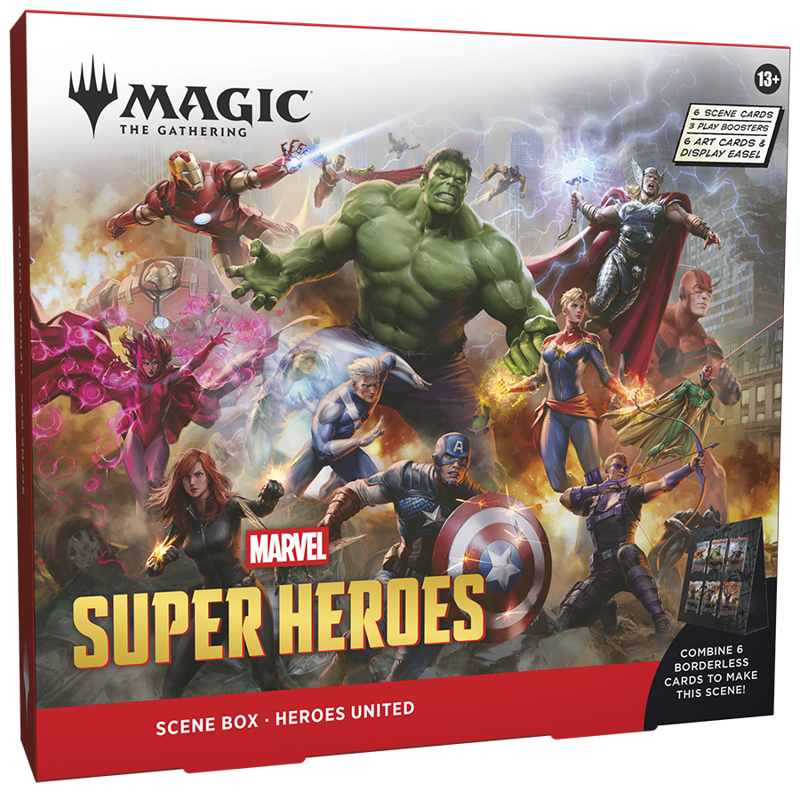 Magic the Gathering: Marvel Super Heroes "Heroes United" Scene Box