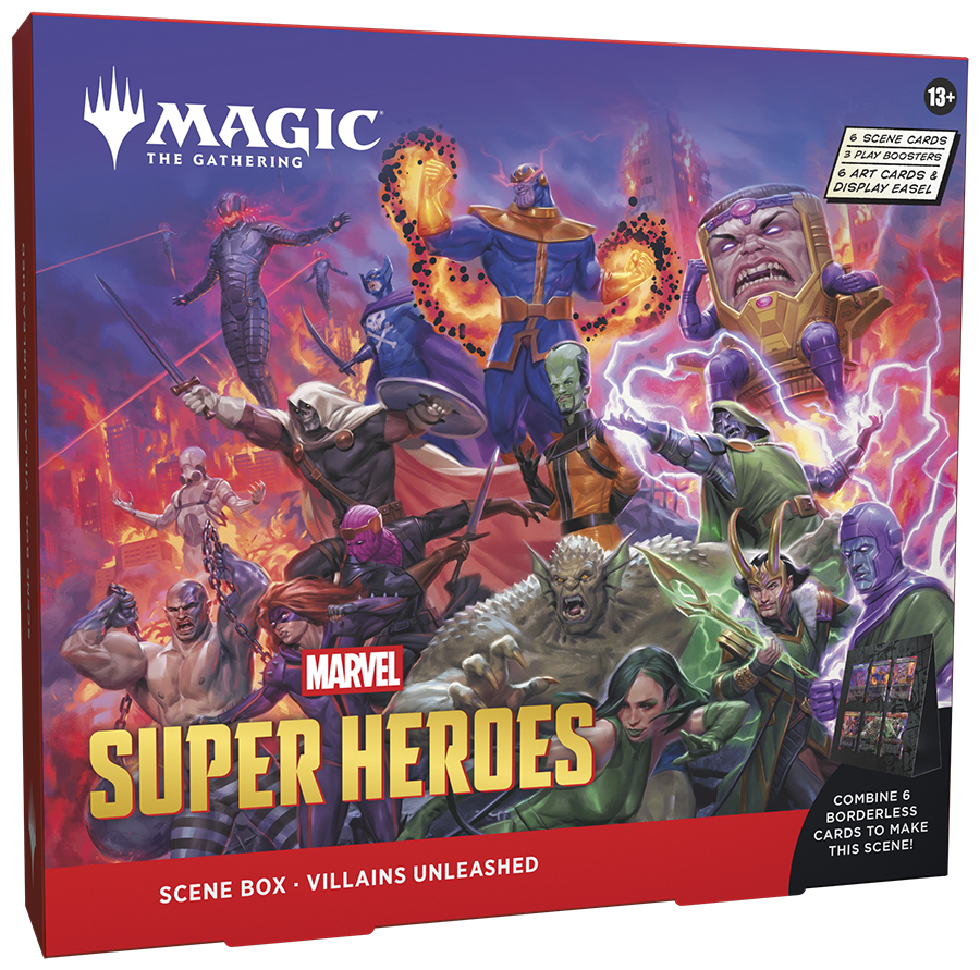 Magic the Gathering: Marvel Super Heroes "Villains Unleashed" Scene Box