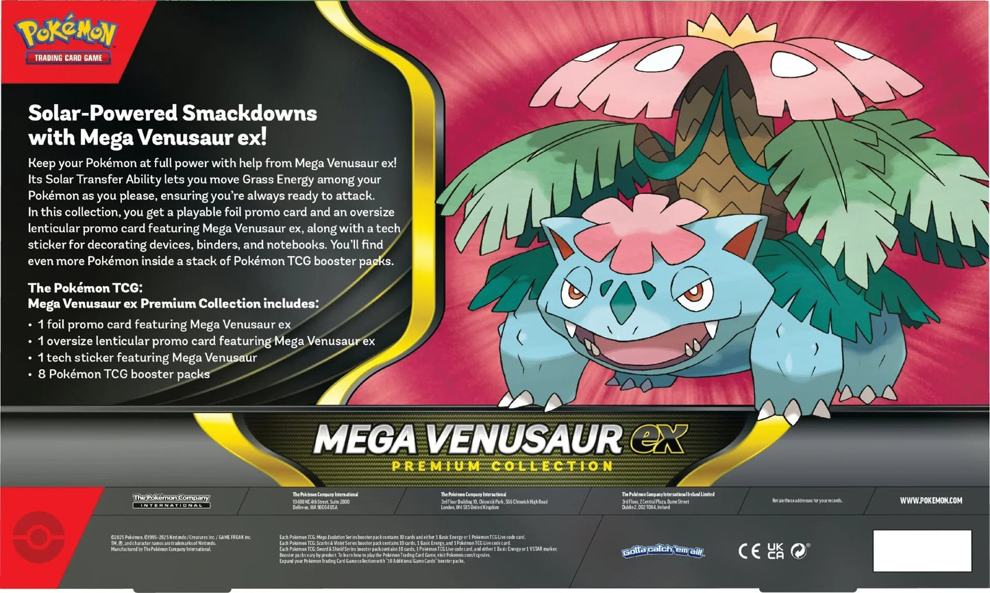 Pokemon TCG: Mega Venusaur ex - Premium Collection