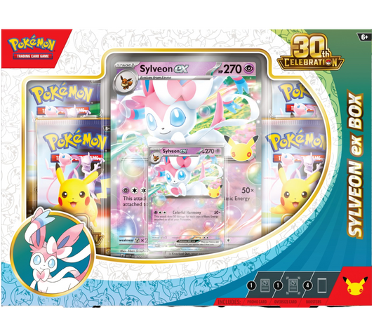 Pokemon TCG: 30th Celebration Ex Box - Sylveon ex
