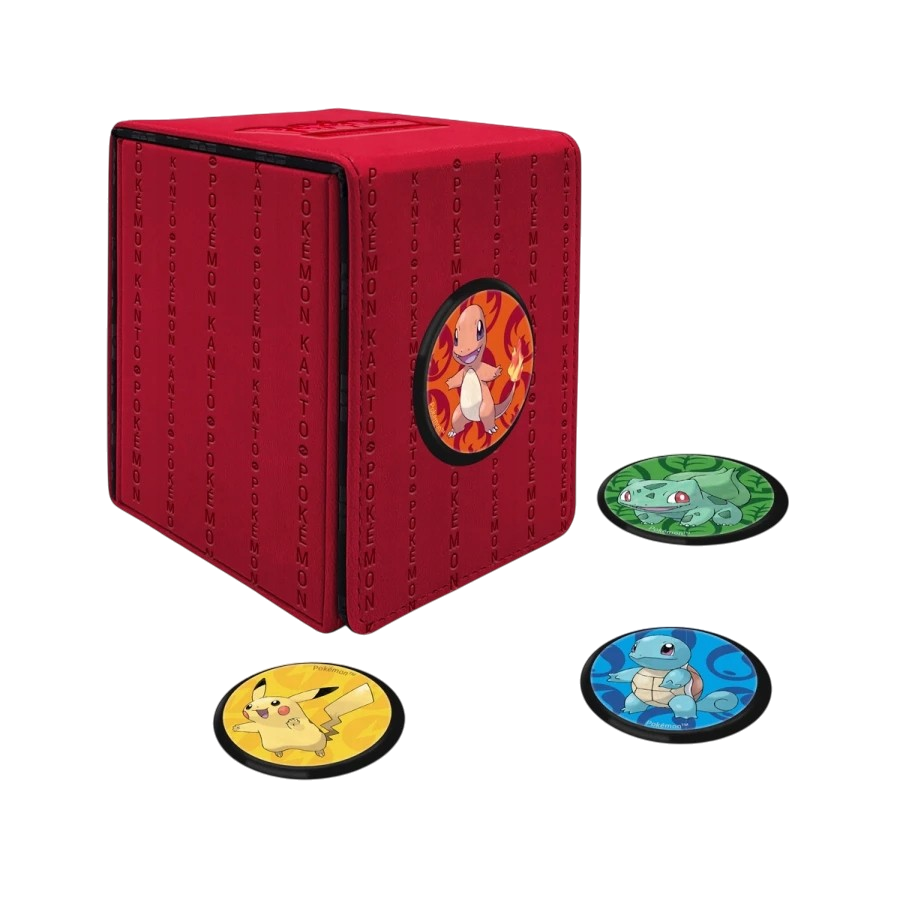 Ultra Pro Alvove Click Deck Box Pokemon Red