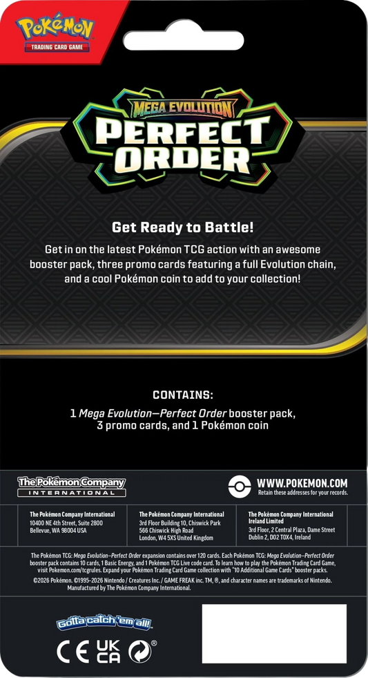 Pokemon TCG: Mega Evolution - Perfect Order - Checklane Blister - Meganium