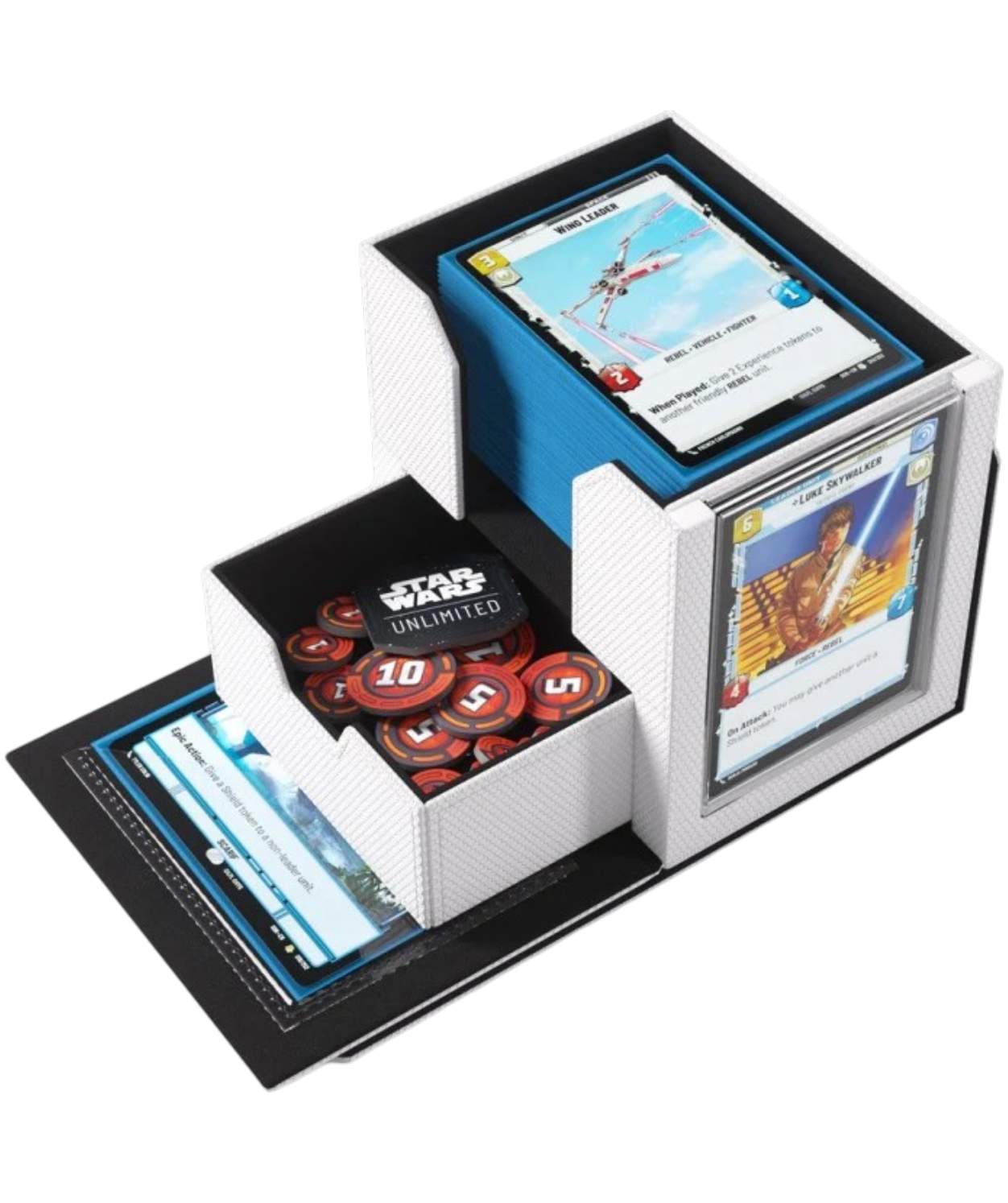 Gamegenic Star Wars: Unlimited Deck Pod White