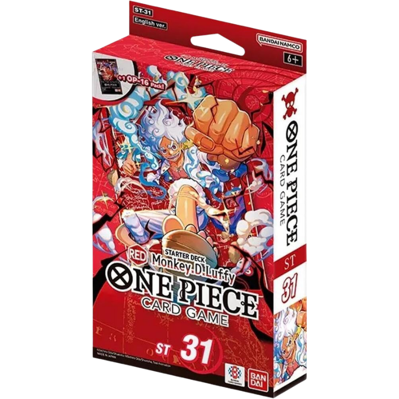 One Piece TCG: ST-31 Starter Deck Box Red Monkey D. Luffy
