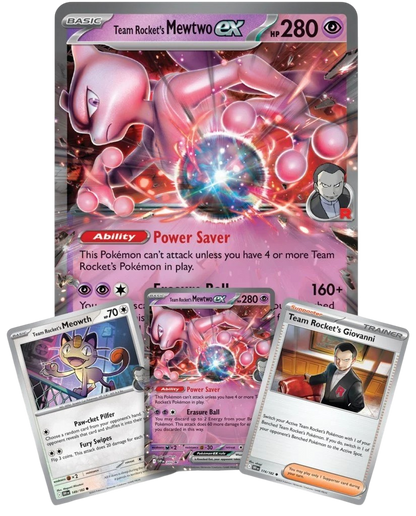 Pokemon TCG: Team Rocket's Mewtwo ex Box