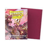 Dragon Shield Pomegranate & Gold Sleeves (100pcs.)