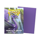 Dragon Shield Nebula & Silver Sleeves (100pcs.)