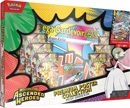 Pokemon TCG: Mega Evolution - Ascended Heroes: Mega Gardevoir Premium Poster Collection