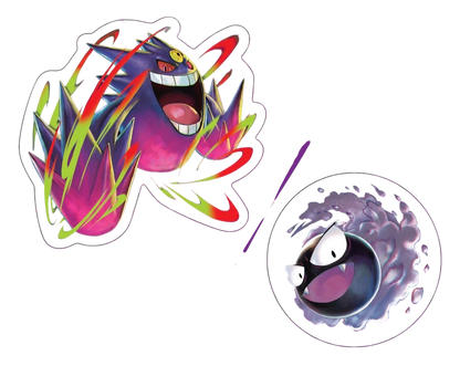 Pokemon TCG: Mega Evolution - Ascended Heroes: Gastly Tech Sticker Collection