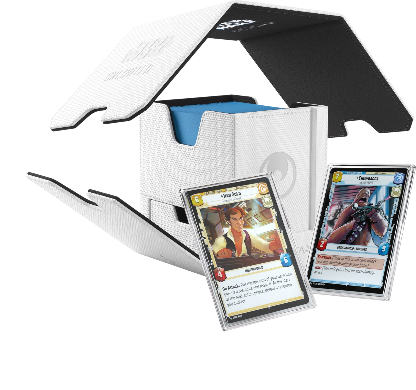 Gamegenic Star Wars: Unlimited Twin Suns Deck Pod White