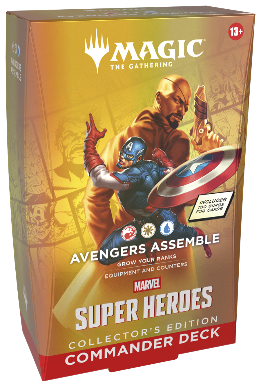 Magic the Gathering: Marvel Super Heroes Commander Deck - Avengers Assemble - Collector's Edition