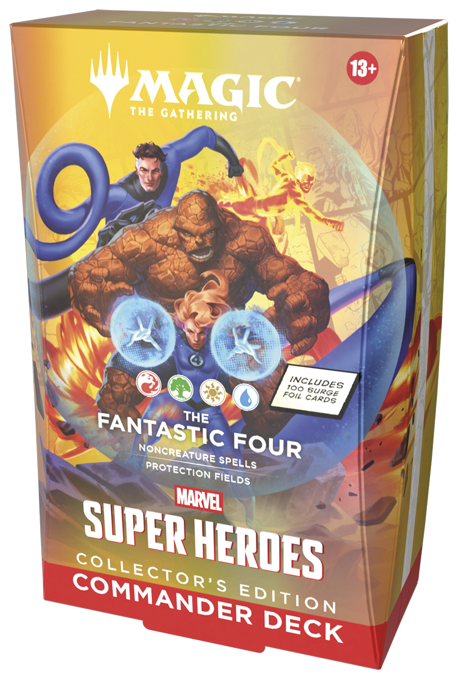 Magic the Gathering: Marvel Super Heroes Commander Deck - The Fantastic Four - Collector's Edition