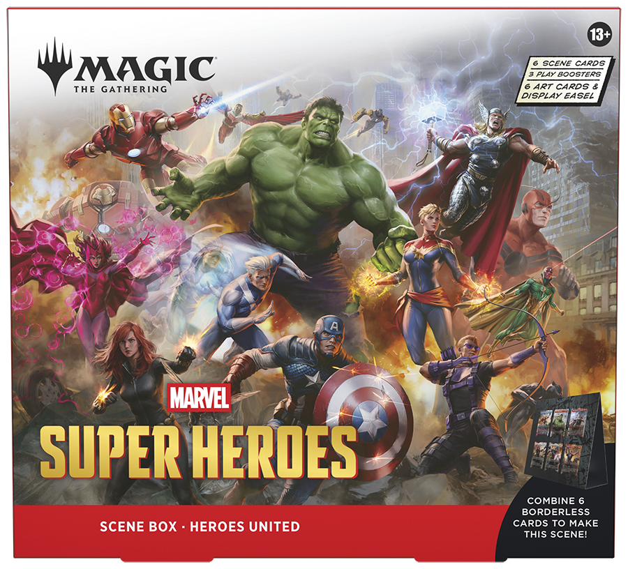 Magic the Gathering: Marvel Super Heroes "Heroes United" Scene Box