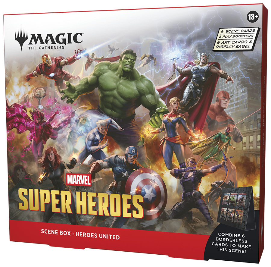 Magic the Gathering: Marvel Super Heroes "Heroes United" Scene Box