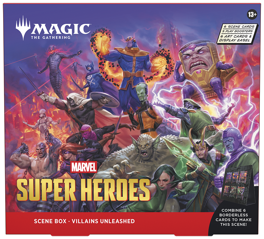 Magic the Gathering: Marvel Super Heroes "Villains Unleashed" Scene Box