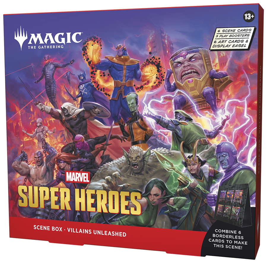 Magic the Gathering: Marvel Super Heroes "Villains Unleashed" Scene Box