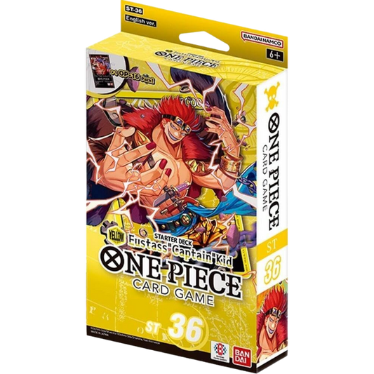 One Piece TCG: ST-36 Starter Deck Box Yellow Eustass Captain Kid