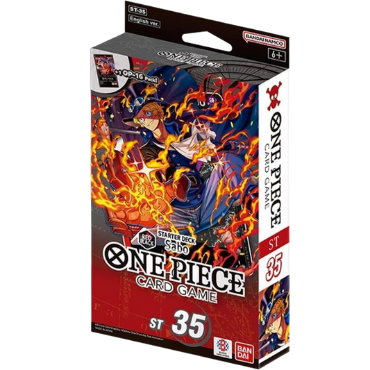 One Piece TCG: ST-35 Starter Deck Box Red Sabo