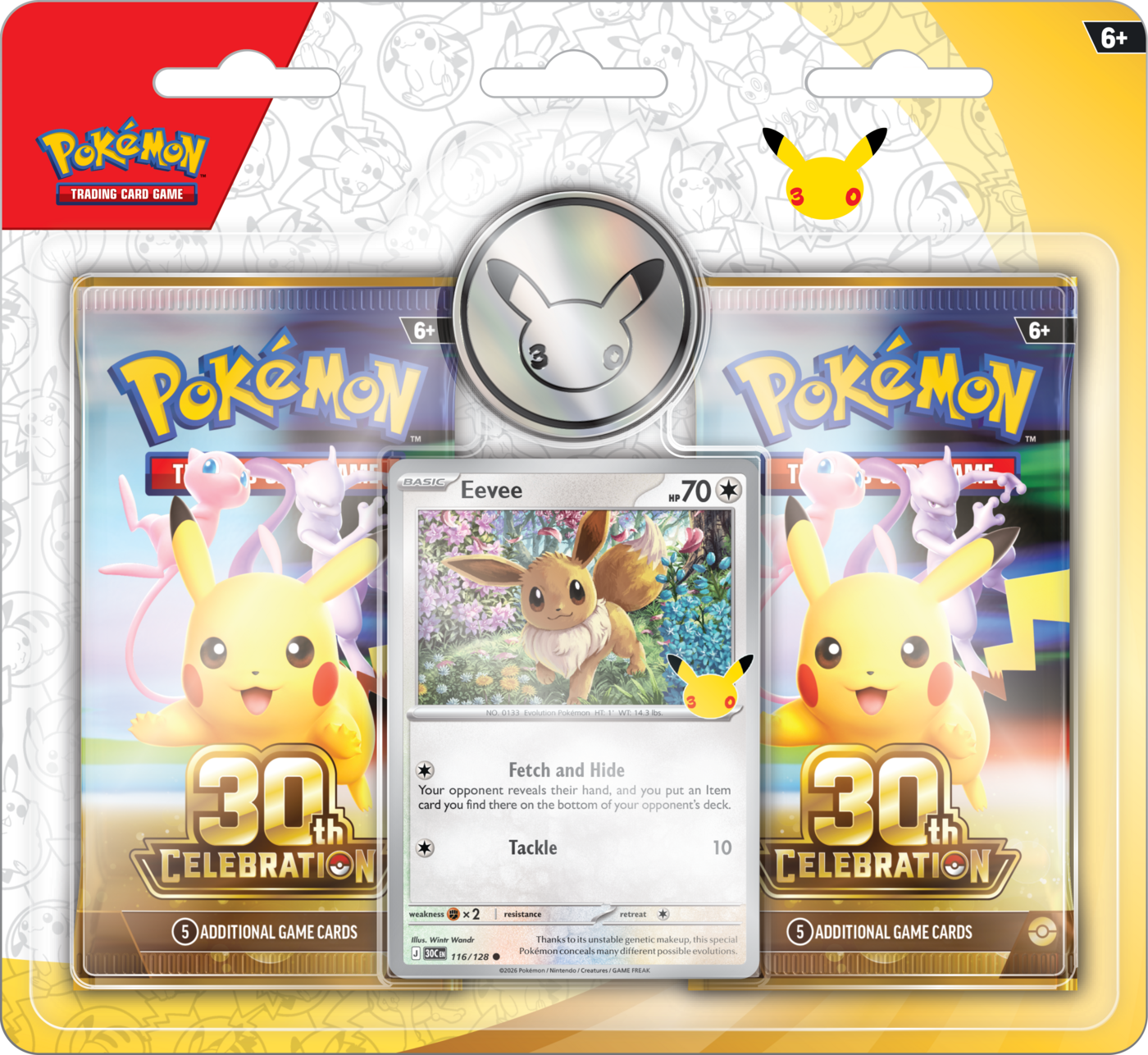 Pokemon TCG: 30th Celebration: 2-Pack Blister