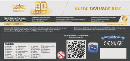 Pokemon TCG: 30th Celebration: Elite Trainer Box