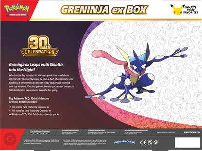 Pokemon TCG: 30th Celebration Ex Box - Greninja Ex