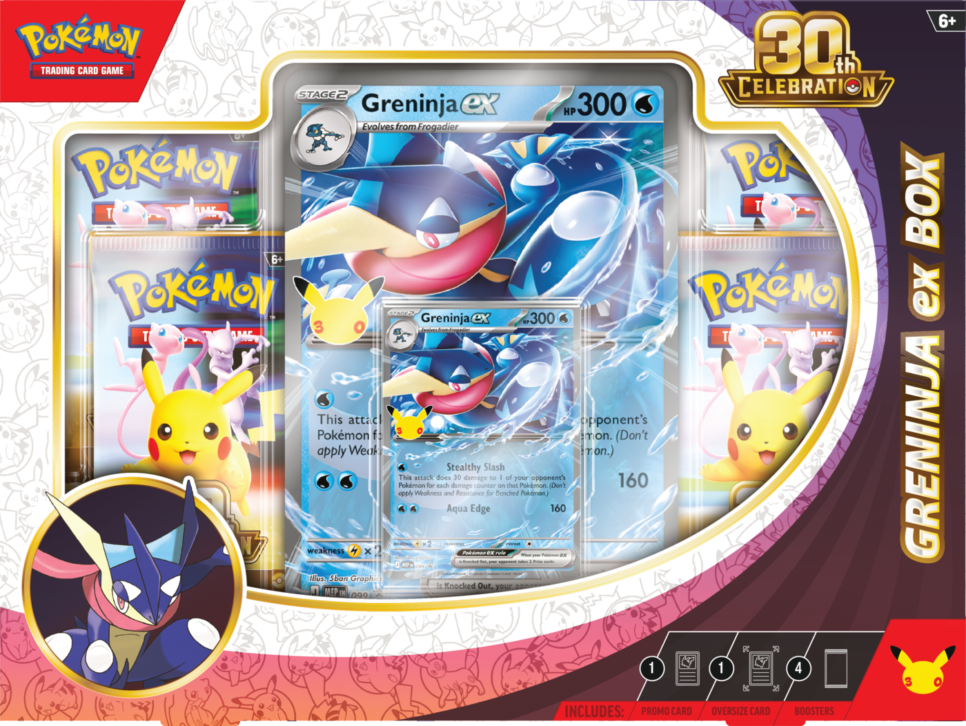 Pokemon TCG: 30th Celebration Ex Box - Greninja Ex