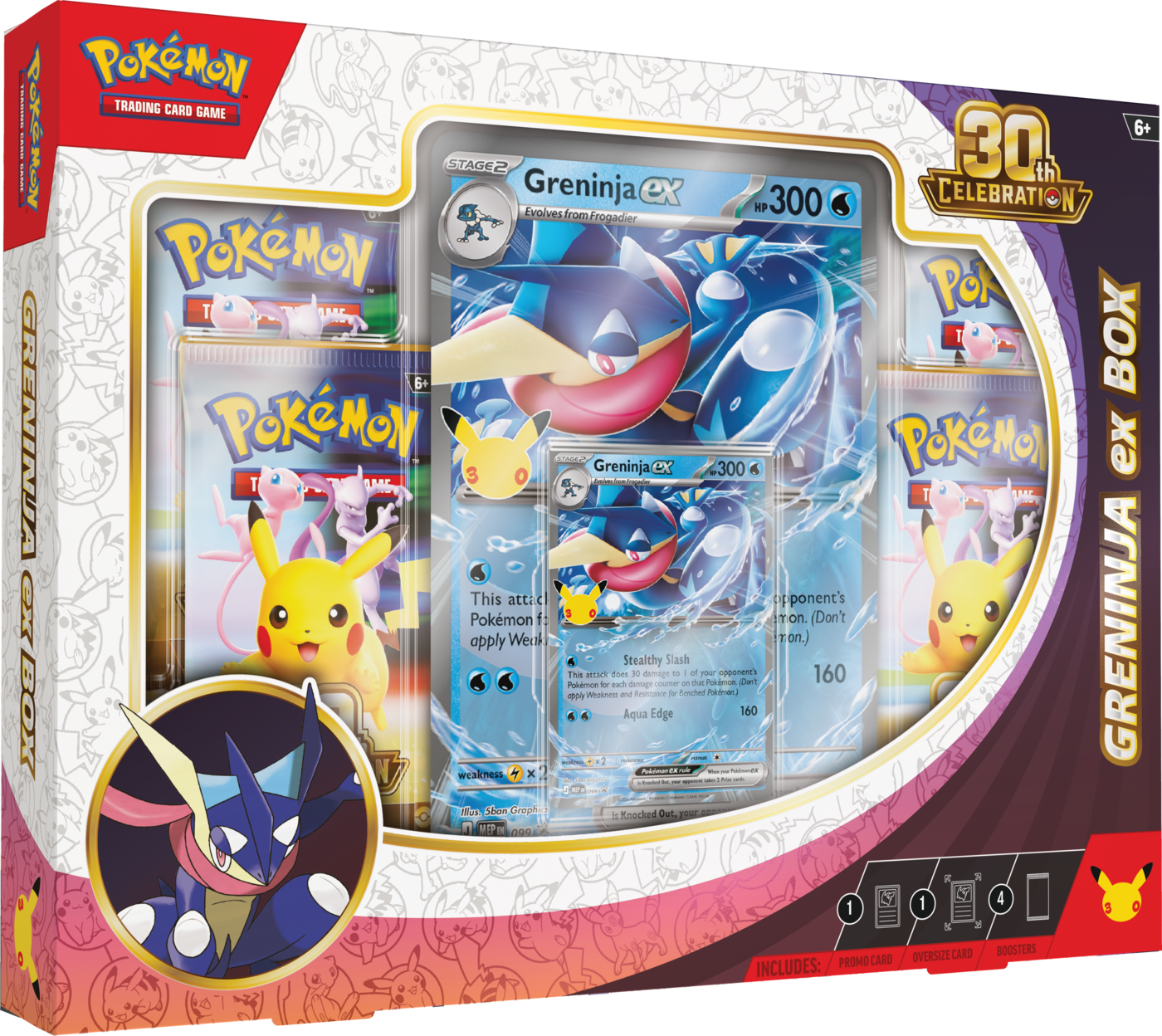 Pokemon TCG: 30th Celebration Ex Box - Greninja Ex