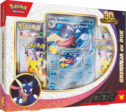 Pokemon TCG: 30th Celebration Ex Box - Greninja Ex
