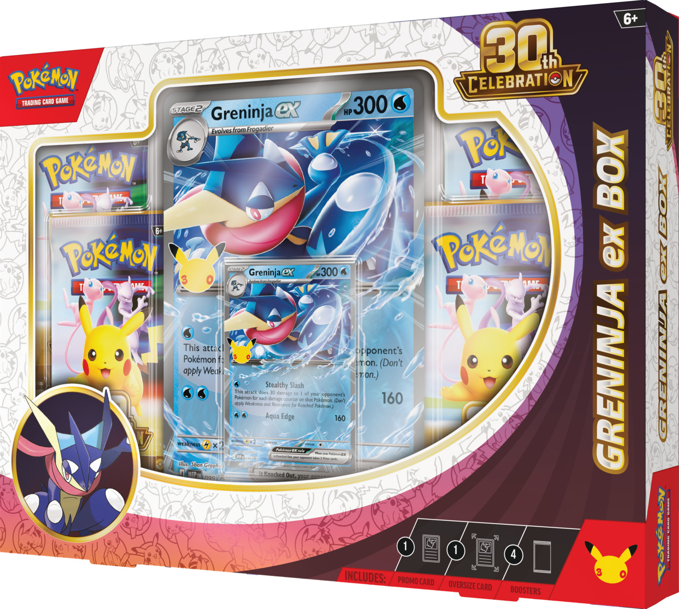 Pokemon TCG: 30th Celebration Ex Box - Greninja Ex
