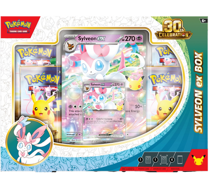 Pokemon TCG: 30th Celebration Ex Box - Sylveon ex