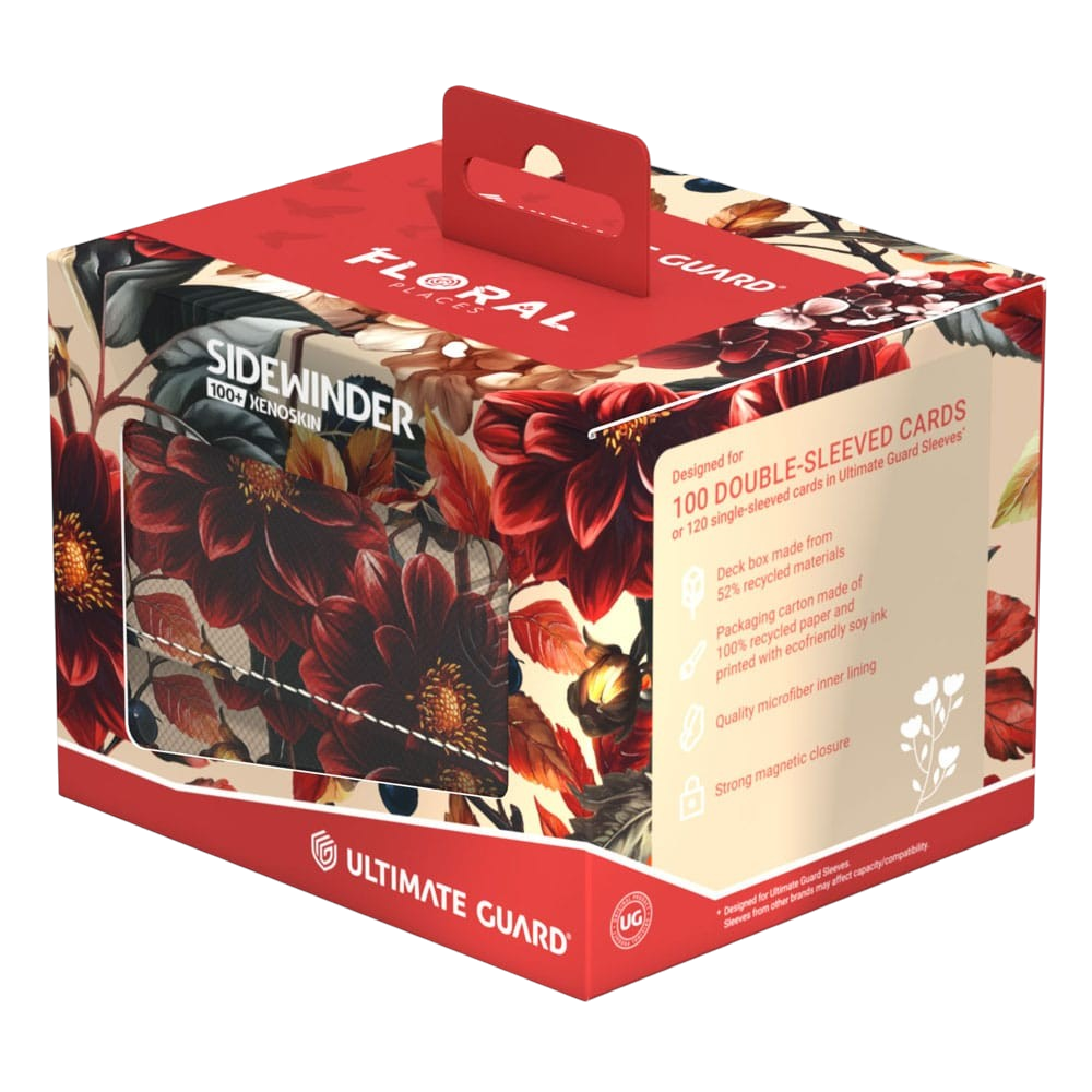 Ultimate Guard Sidewinder 100+ Xenoskin "Floral Places" - Autumn Heath