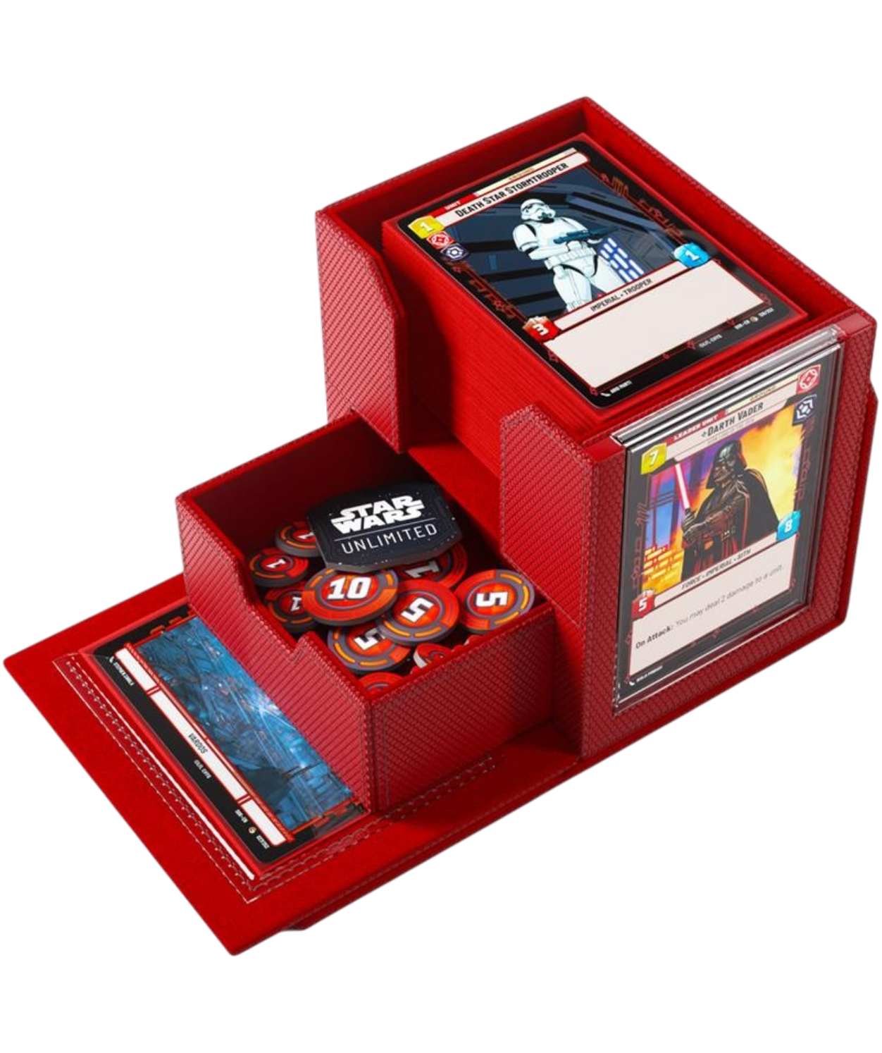 Gamegenic Star Wars: Unlimited Deck Pod Red