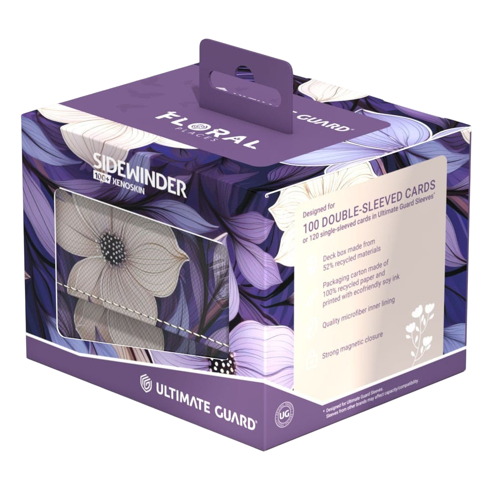 Ultimate Guard Sidewinder 100+ Xenoskin "Floral Places" - Moonlit Glen
