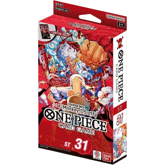 One Piece TCG: ST-31 Starter Deck Box Red Monkey D. Luffy
