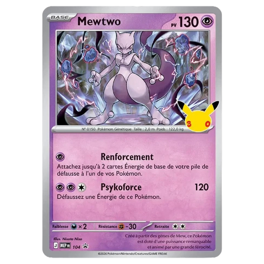 Pokémon TCG: 30th Celebration: Mewtwo Figure Collection