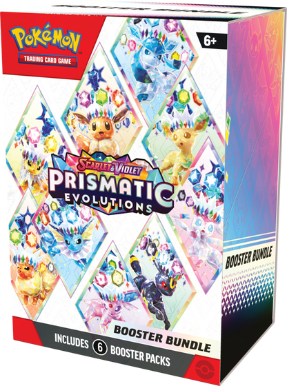 Pokémon TCG: Scarlet & Violet - Prismatic Evolutions - 6 Booster Pack Bundle