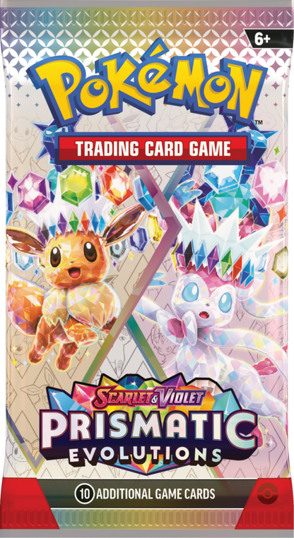 Pokémon TCG: Scarlet & Violet - Prismatic Evolutions - 6 Booster Pack Bundle